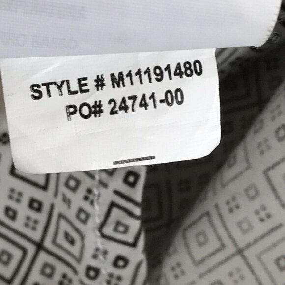 prAna Ulu Button Up Shirt Men's Small Geometric Print Short Sleeve 100% Organic - Picture 11 of 11